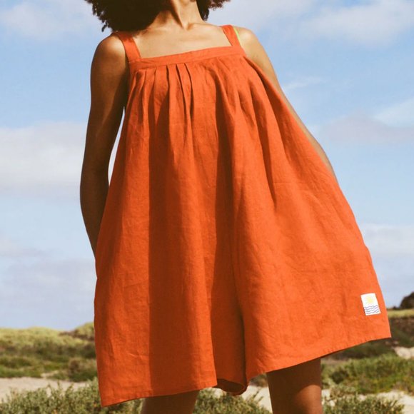 LF MARKEY: BASIC LINEN ROMPER - Picture 2 of 5